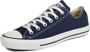 Converse Men's Low Chuck Taylor Navy Canvas Sneaker 7.5 D(M) US