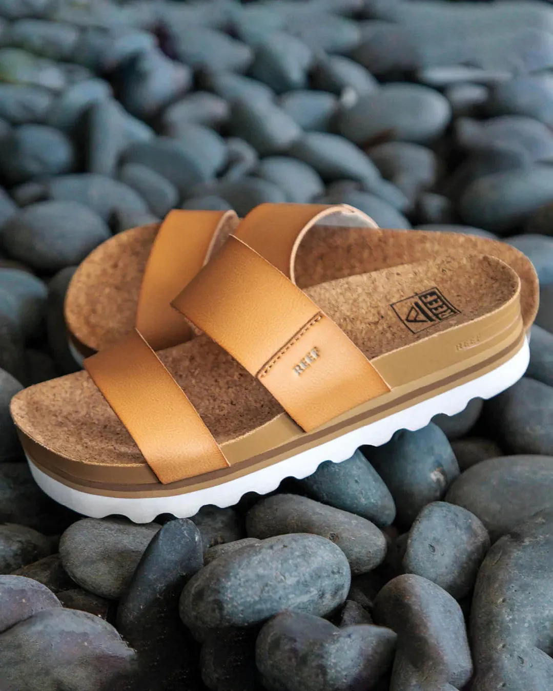 Cushion Vista Hi Sandals in Natural