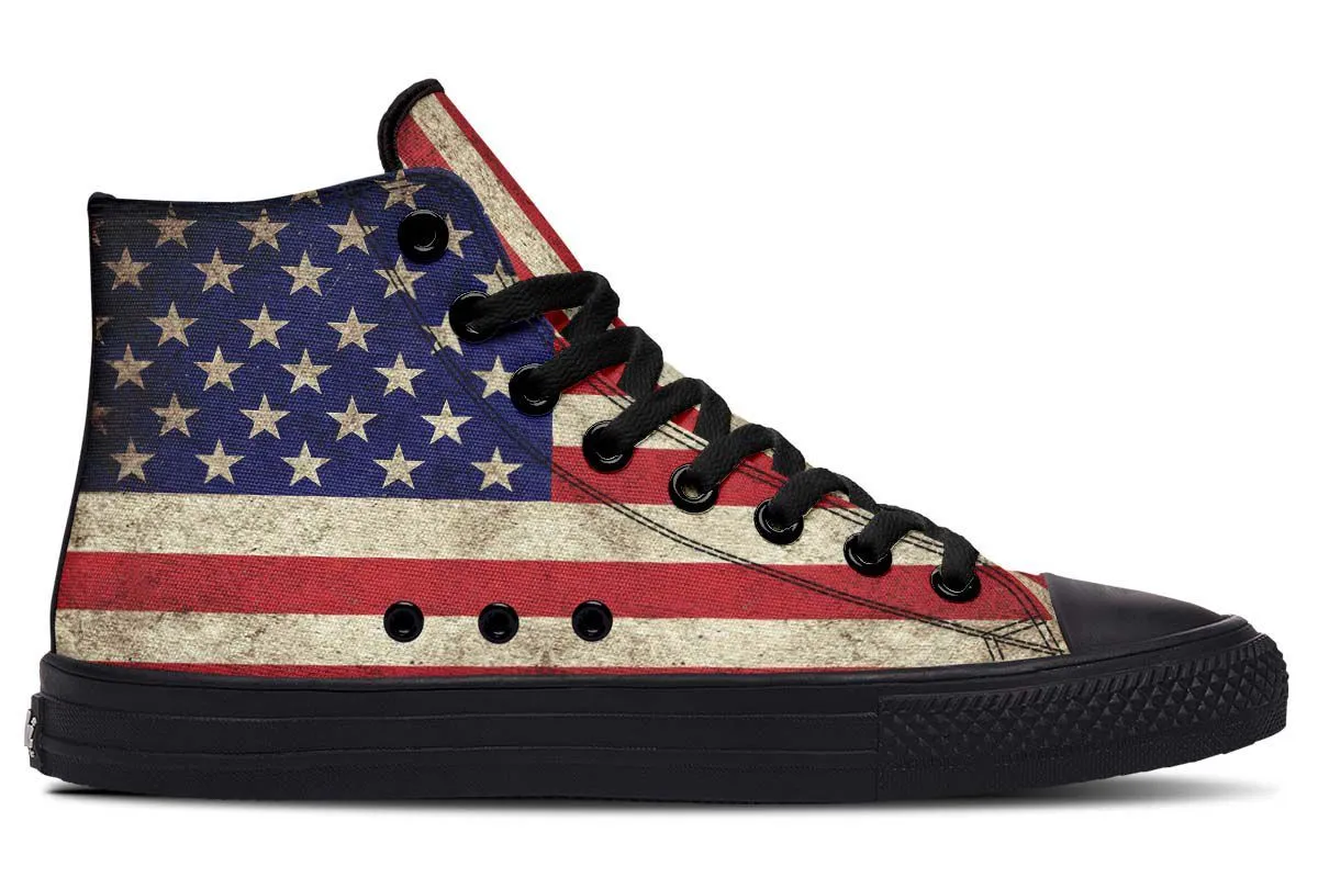 Customized Colorful Fashion High-top Canvas Shoes