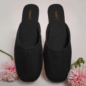 Dazzle By Sarah - Velour (Black) Shoes