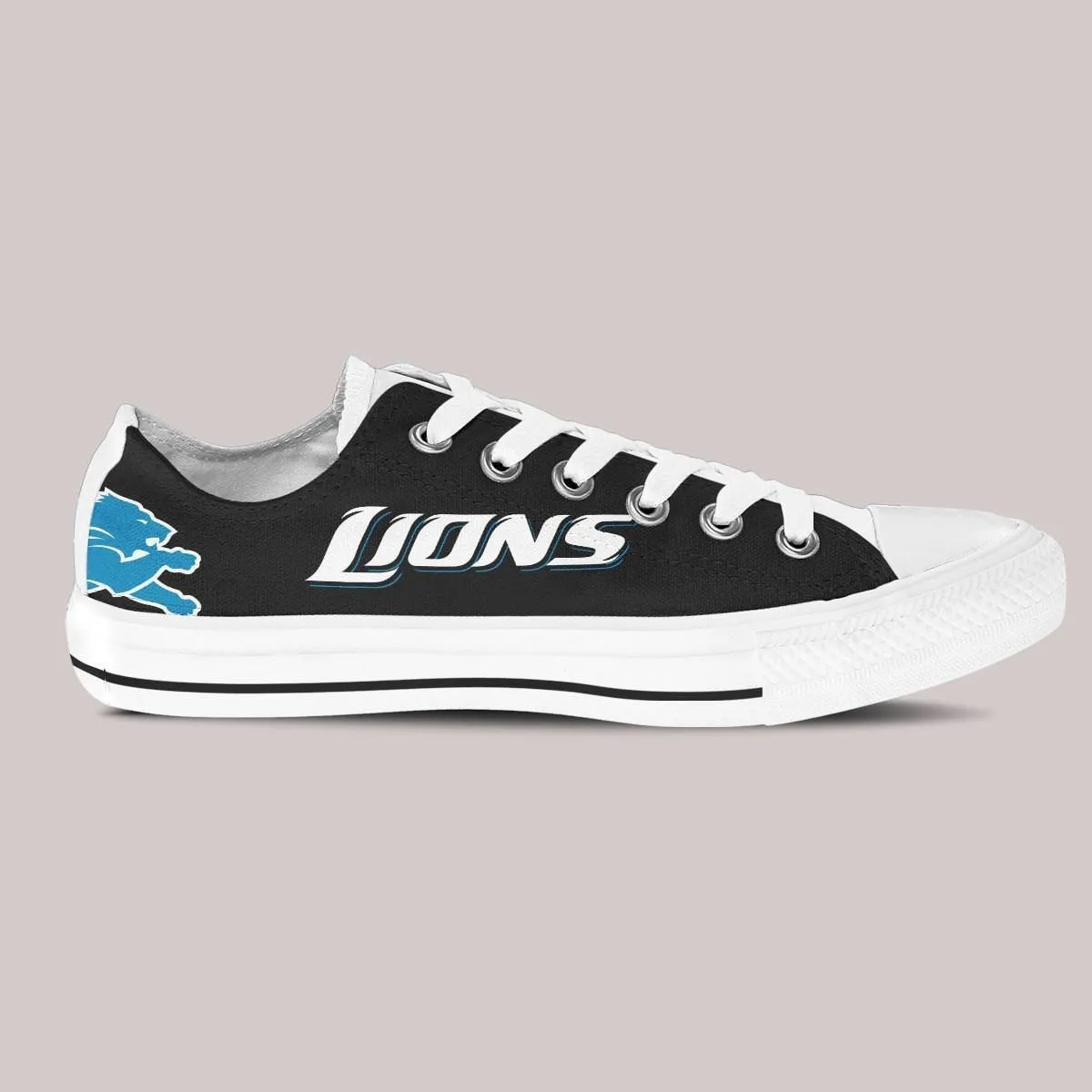 detroit lions mens low cut sneakers cut