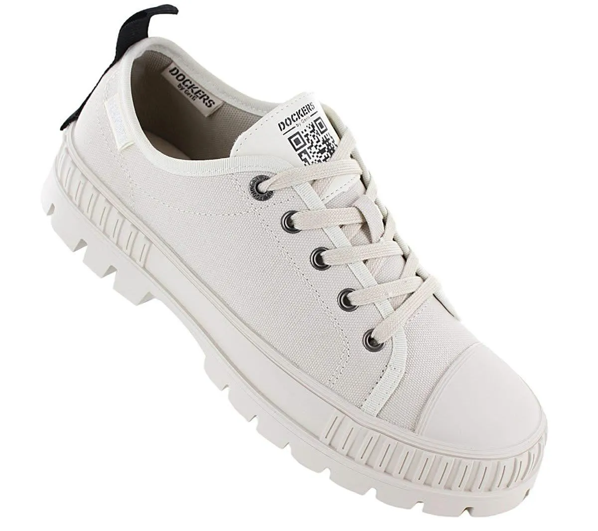 DOCKERS by Gerli 52KC201 - Damen Freizeit Schuhe Canvas Beige 710400
