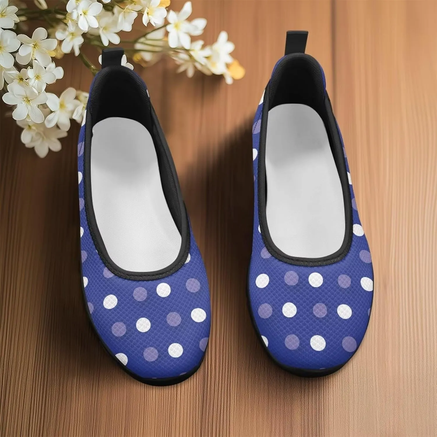 Doojoayie Ladies Walking Shoes Slip On Women Loafers Shoes Casual Nurse Work Shoes