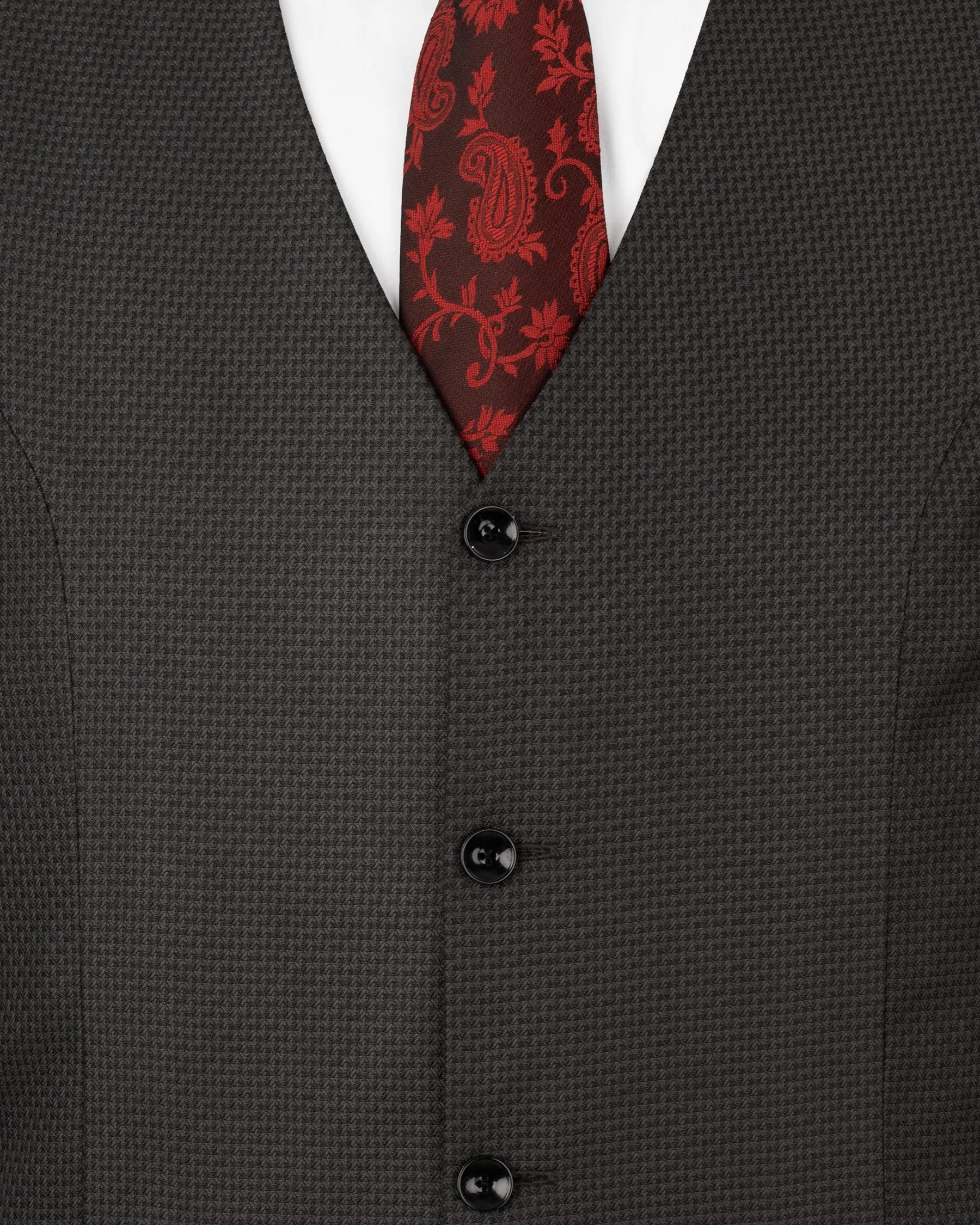 Dune Brown Designer Bandhgala Suit