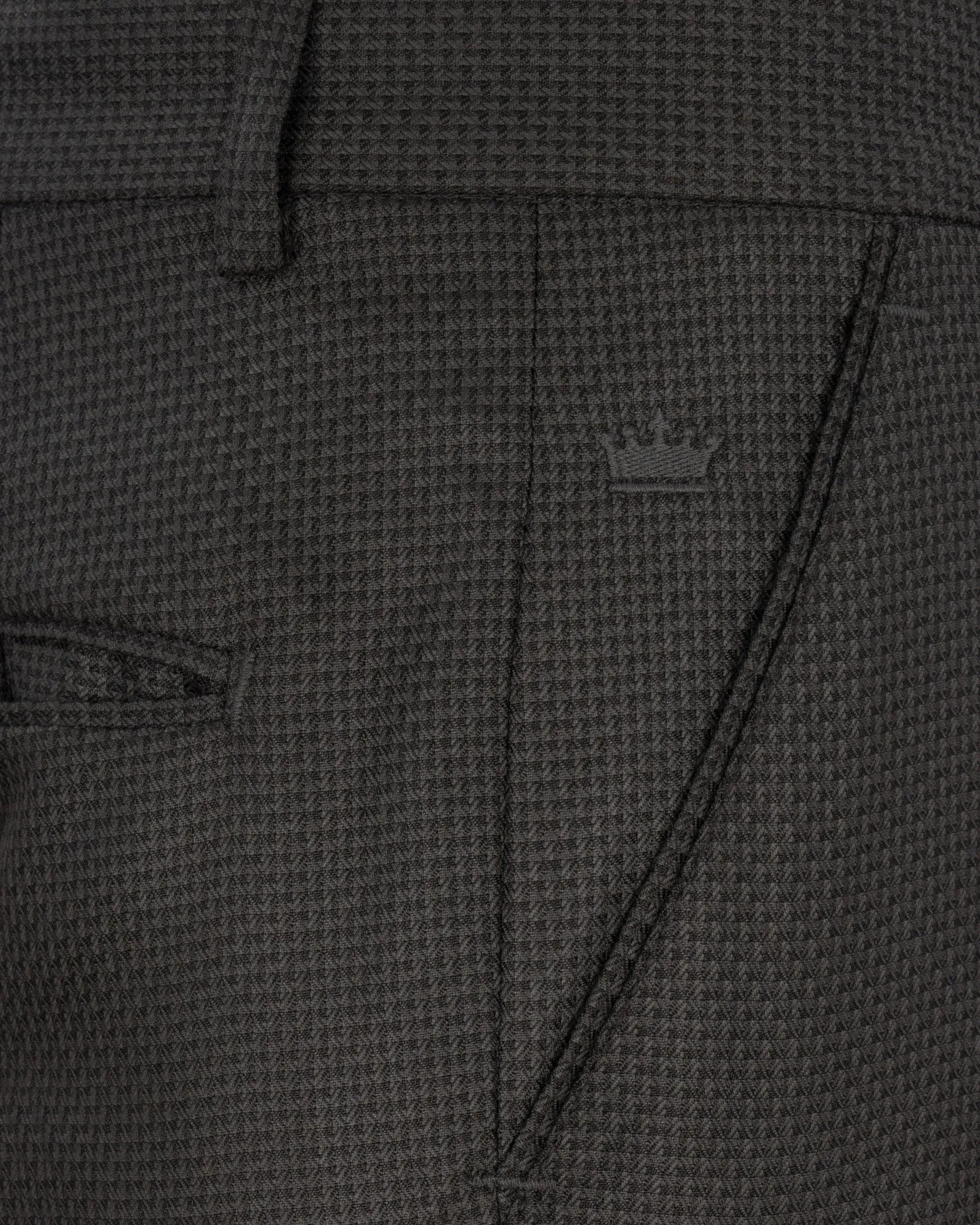 Dune Brown Designer Bandhgala Suit