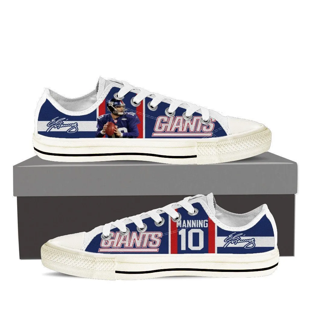 eli manning mens low cut sneakers cut