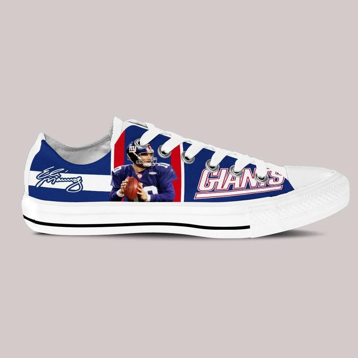 eli manning mens low cut sneakers cut