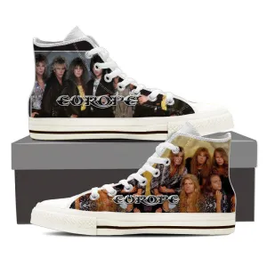 europe band ladies high top sneakers
