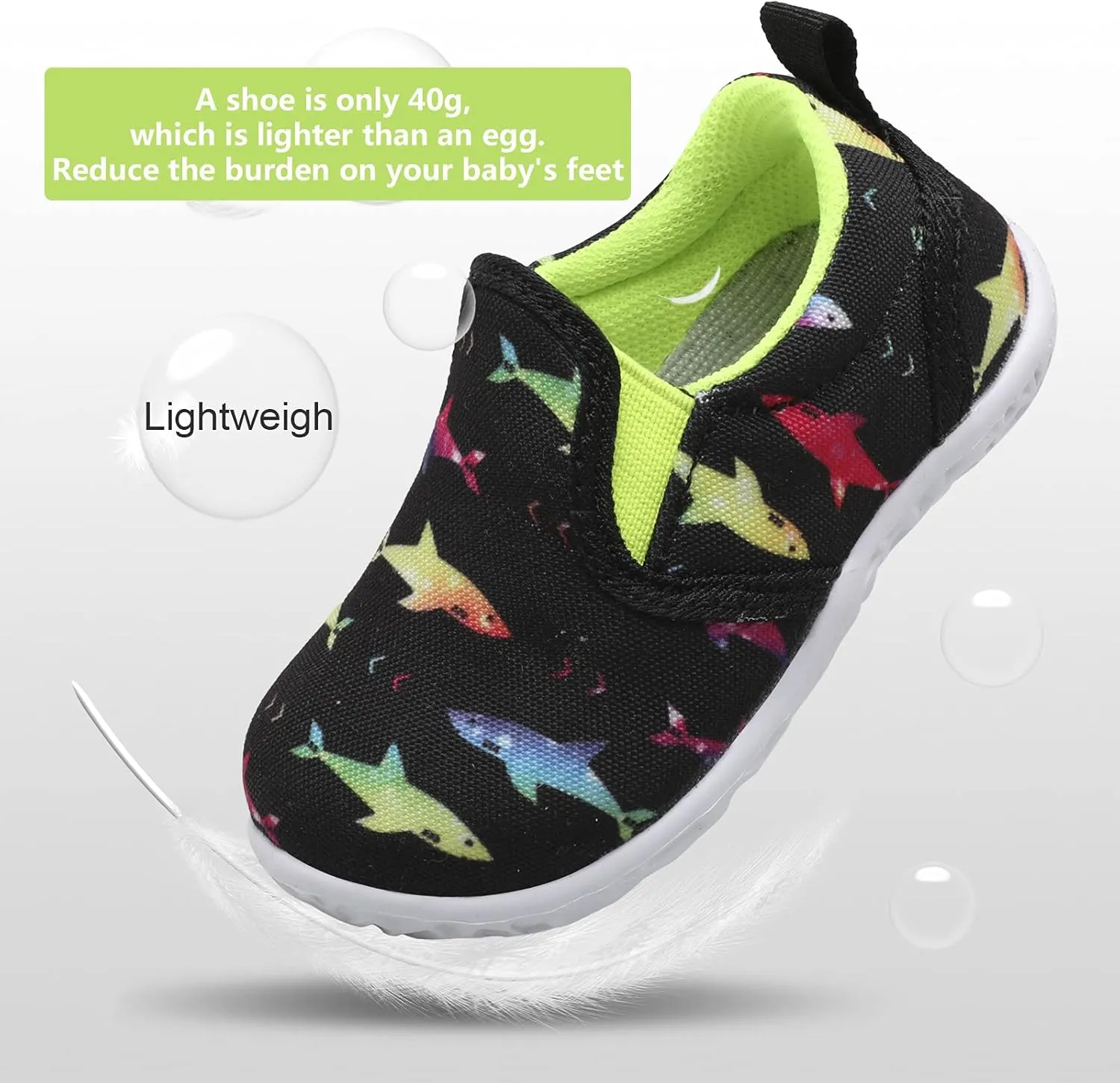 FEETCITY Unisex Baby Shoes Boys Girls Sneakers Infant Slip On First Walking Shoes Toddler Casual Star Sneaker Crib Shoes