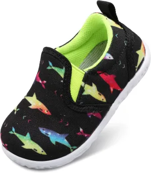 FEETCITY Unisex Baby Shoes Boys Girls Sneakers Infant Slip On First Walking Shoes Toddler Casual Star Sneaker Crib Shoes