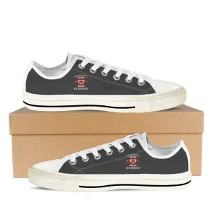 firefighters husband mens low cut sneakers cut