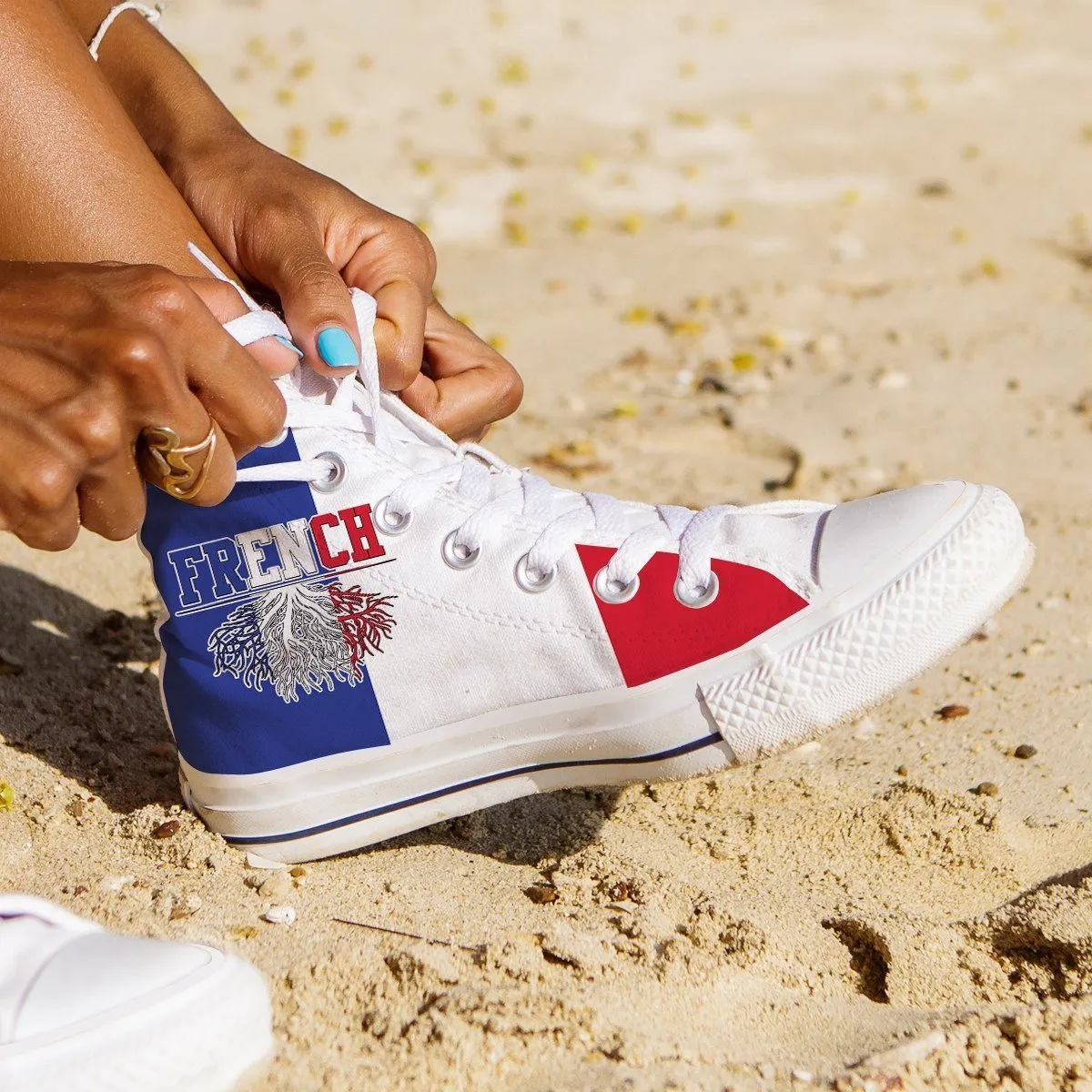 french roots new ladies high top sneakers
