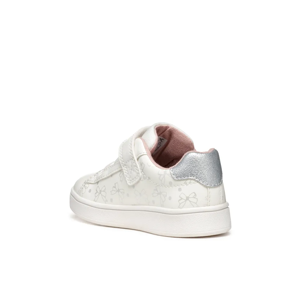 Geox - B Eclyper Girl - Optic White/Silver - Trainers