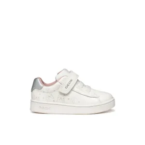Geox - B Eclyper Girl - Optic White/Silver - Trainers