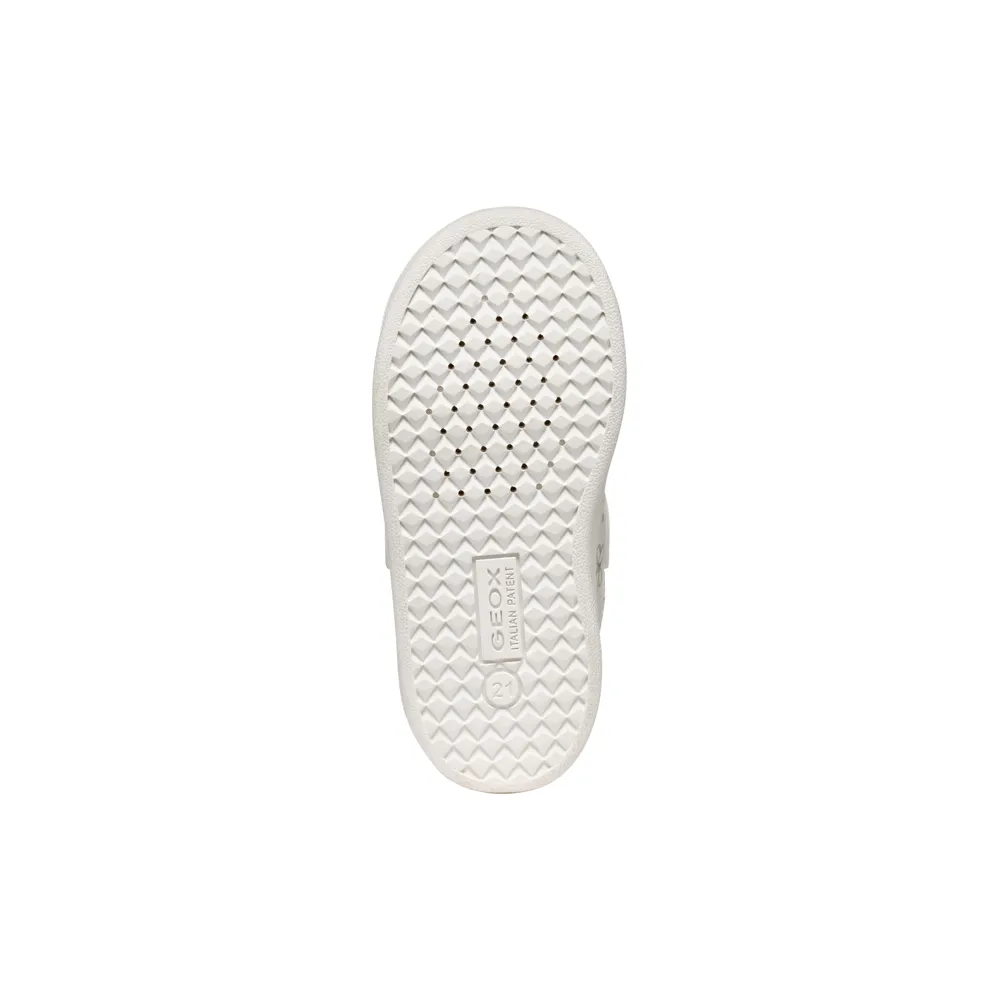 Geox - B Eclyper Girl - Optic White/Silver - Trainers