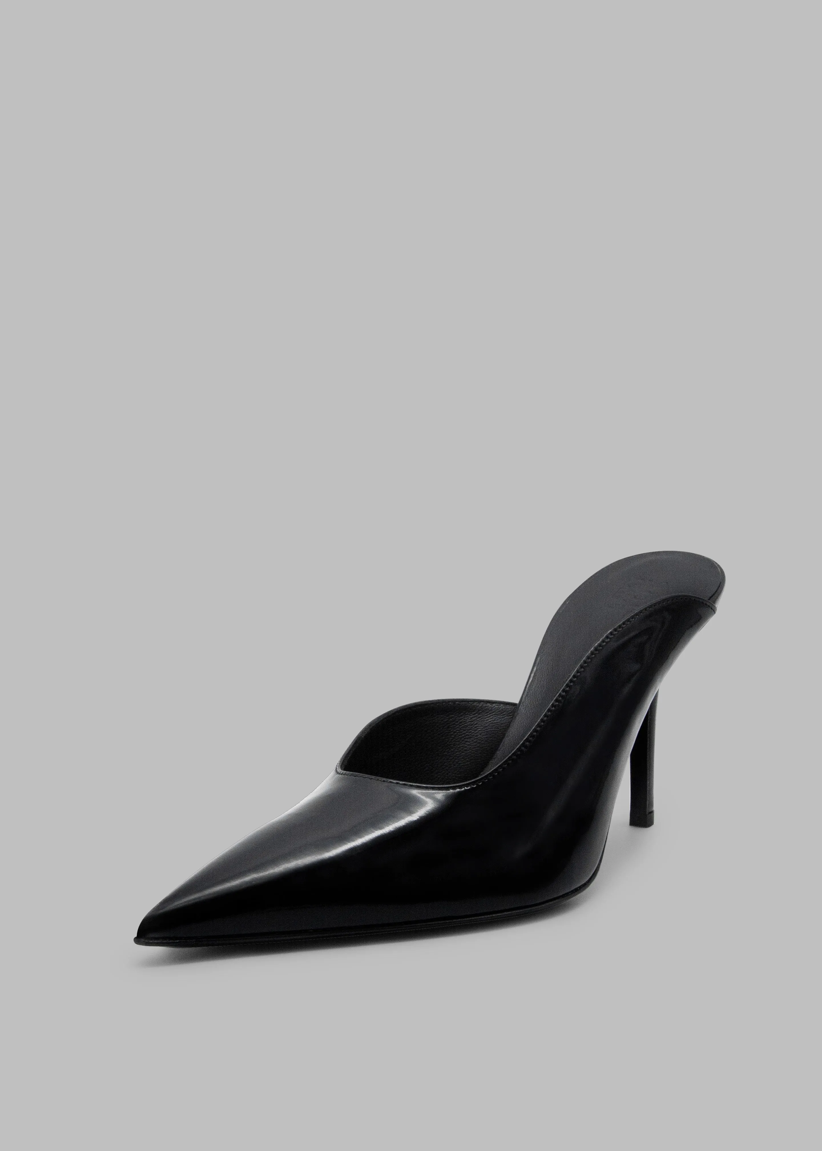 Gia Borghini Abella Heel Mule - Patent Black