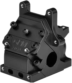 GPM Upgrades Aluminum 7075-T6 Front/Rear Gear Box for 1/8 Kraton 6S Ar106005/Ar106015/Ar106018 1/8 R/C Talion 6S Blx Speed Truggy RC Car (Black)