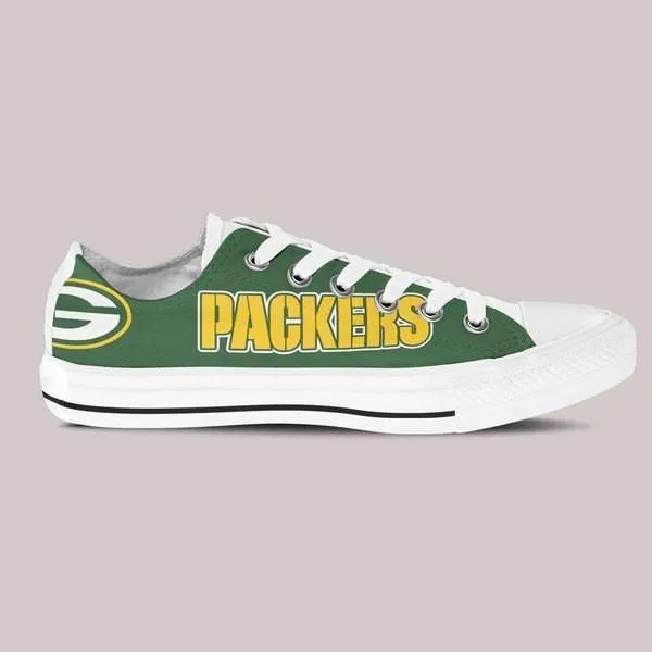 green bay packers mens low cut sneakers cut