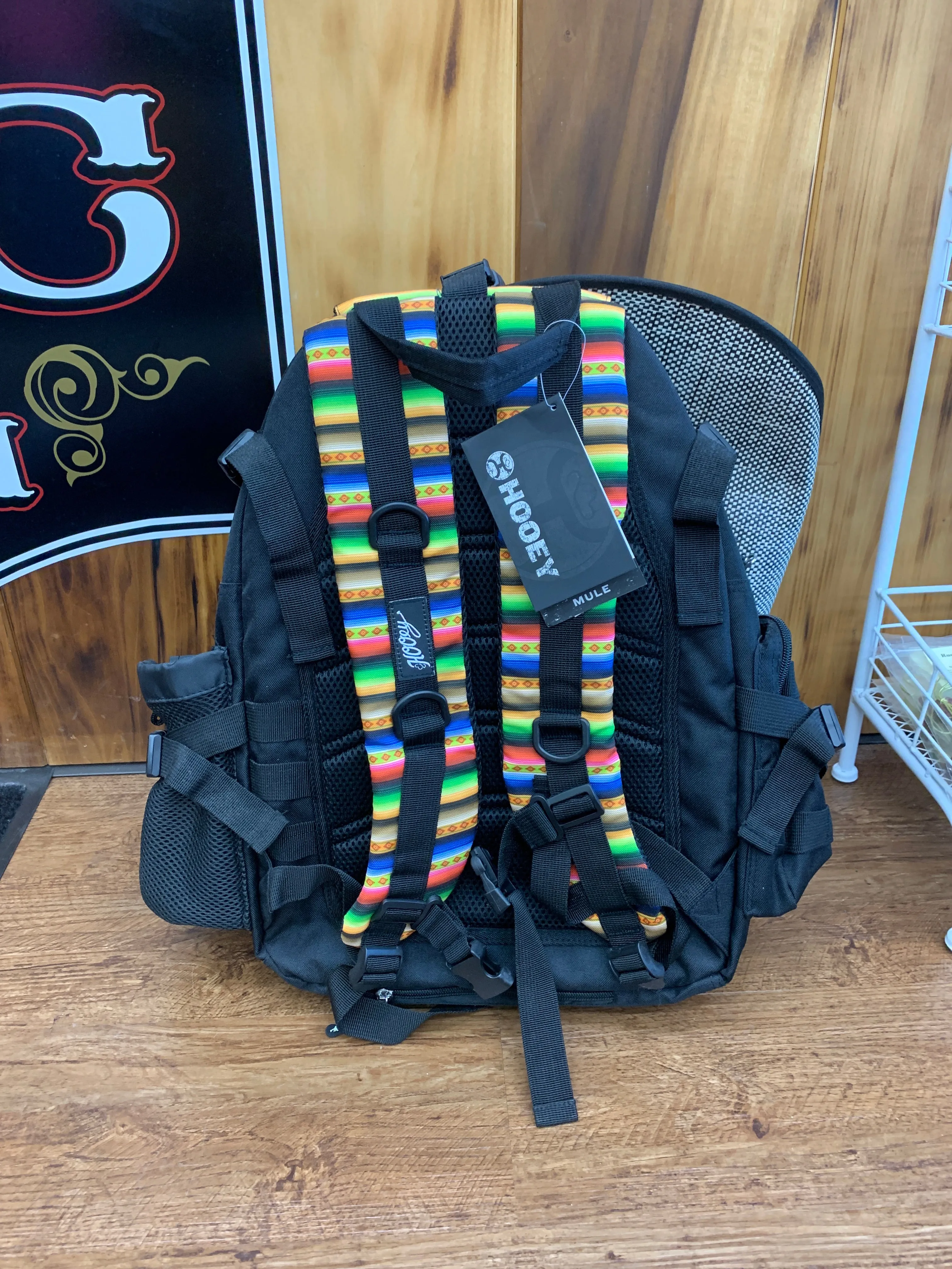 Hooey MULE BLK/SERAPE BACKPACK