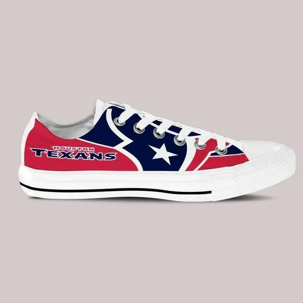 houston texans ladies low cut sneakers