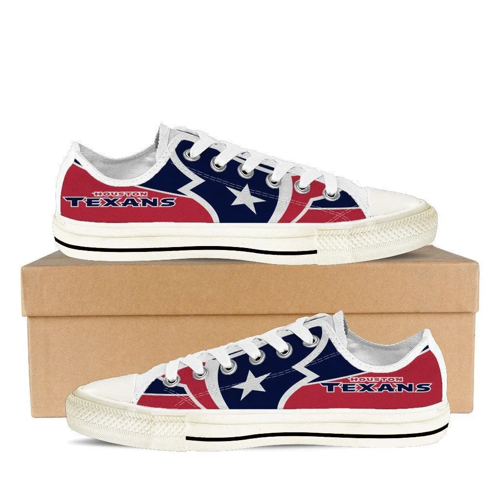 houston texans ladies low cut sneakers