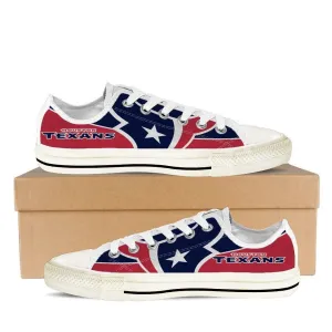 houston texans mens low cut sneakers cut