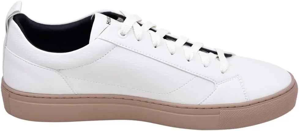 HUGO Men's Morrie Low Cupsole Grainy Sneaker