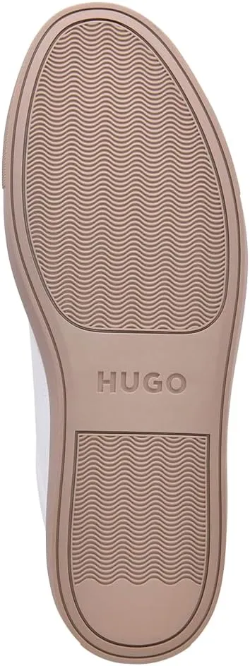 HUGO Men's Morrie Low Cupsole Grainy Sneaker