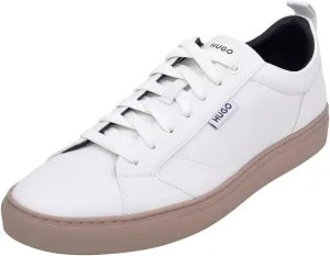 HUGO Men's Morrie Low Cupsole Grainy Sneaker