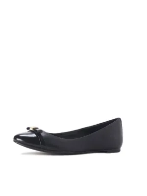 Hugo Point-Toe Ballerina Flat - Black