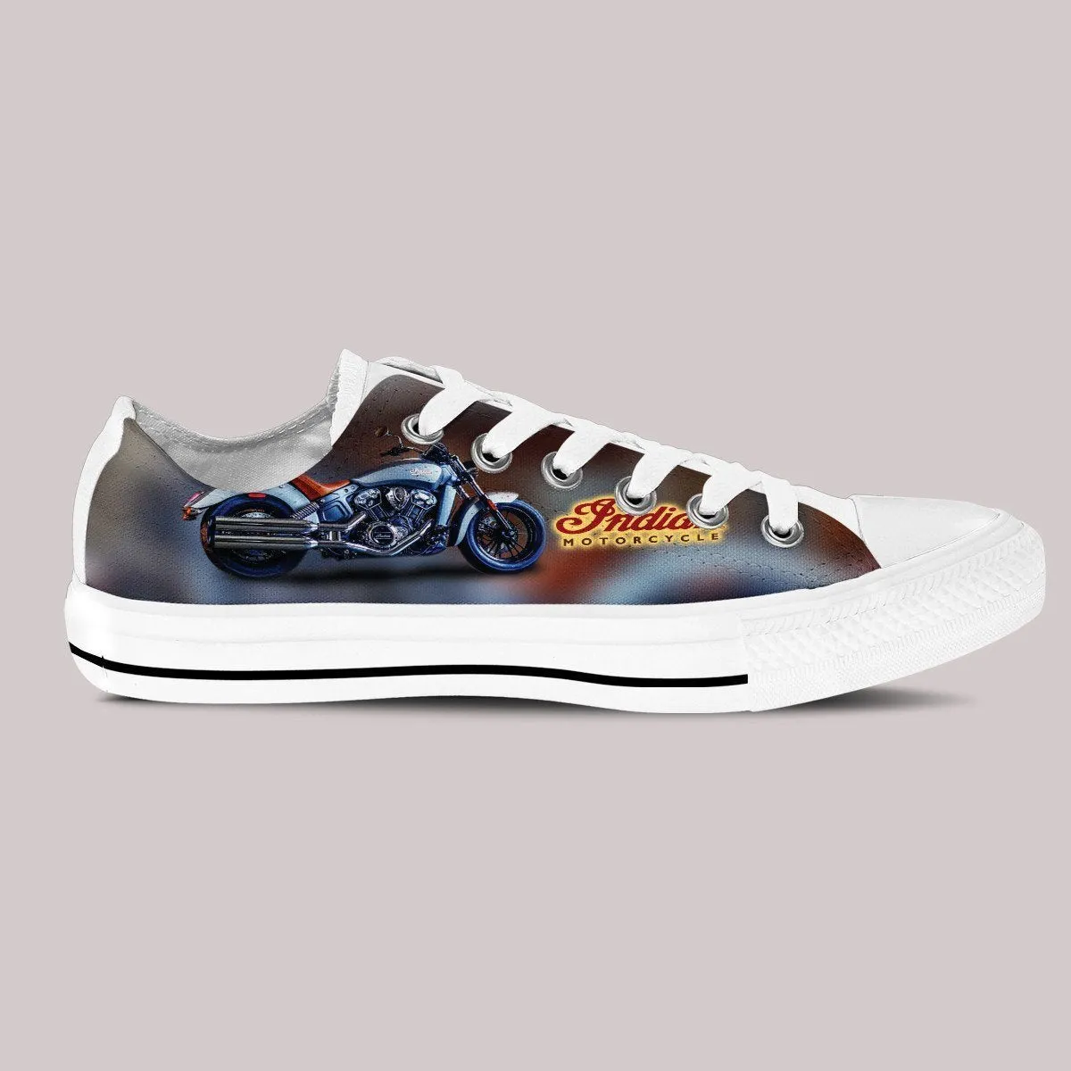 indian motorcycles ladies low cut sneakers