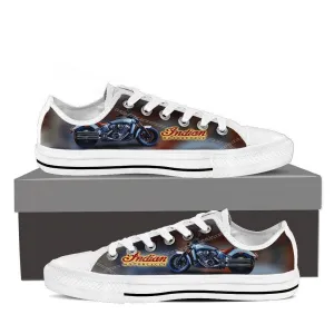 indian motorcycles ladies low cut sneakers