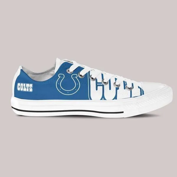 indianapolis colts ladies low cut sneakers