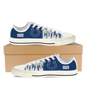indianapolis colts ladies low cut sneakers