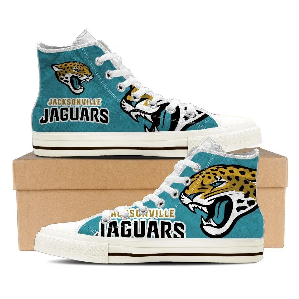 jacksonville jaguars ladies high top sneakers
