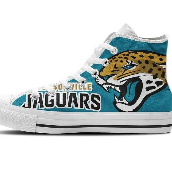 jacksonville jaguars ladies high top sneakers