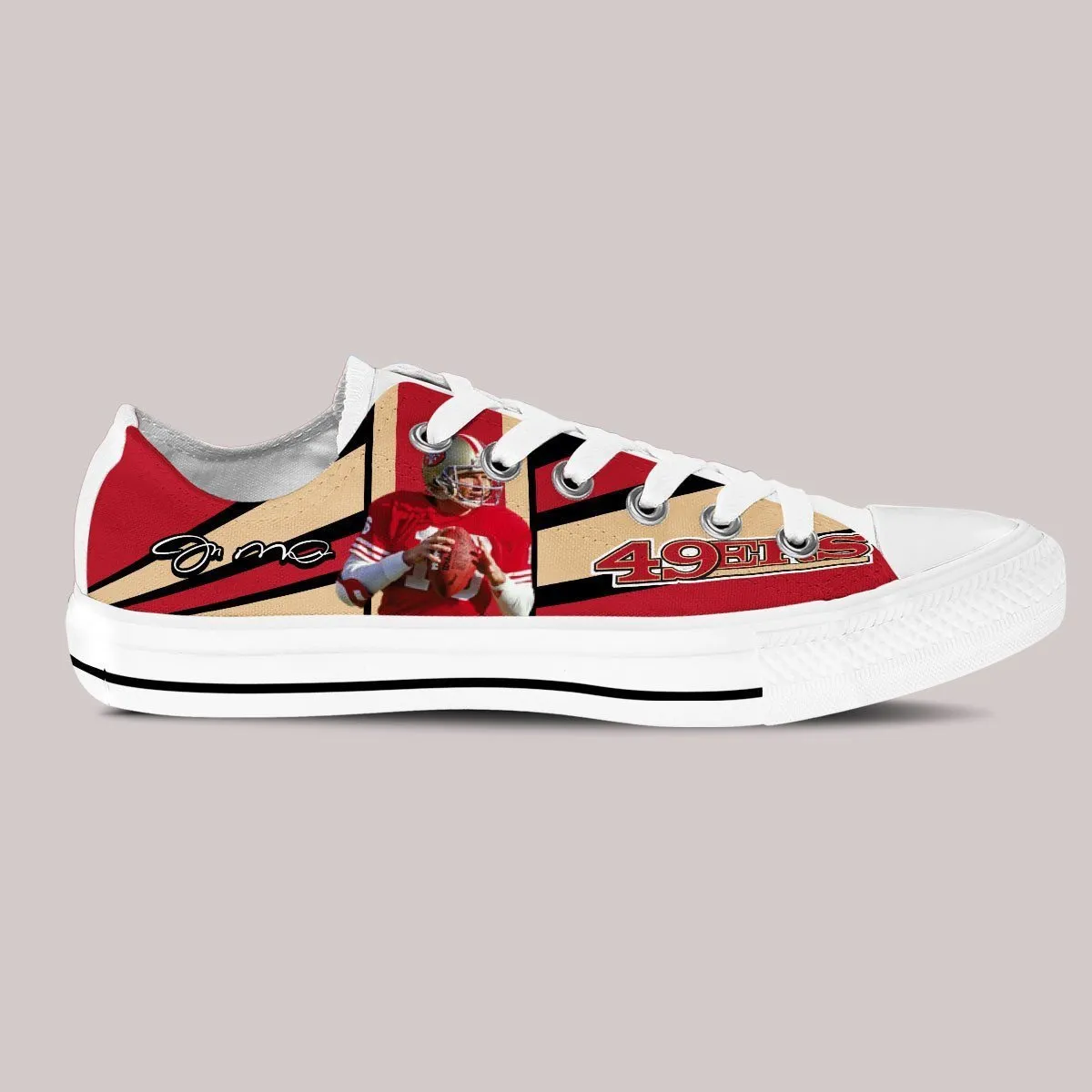 joe montana ladies low cut sneakers