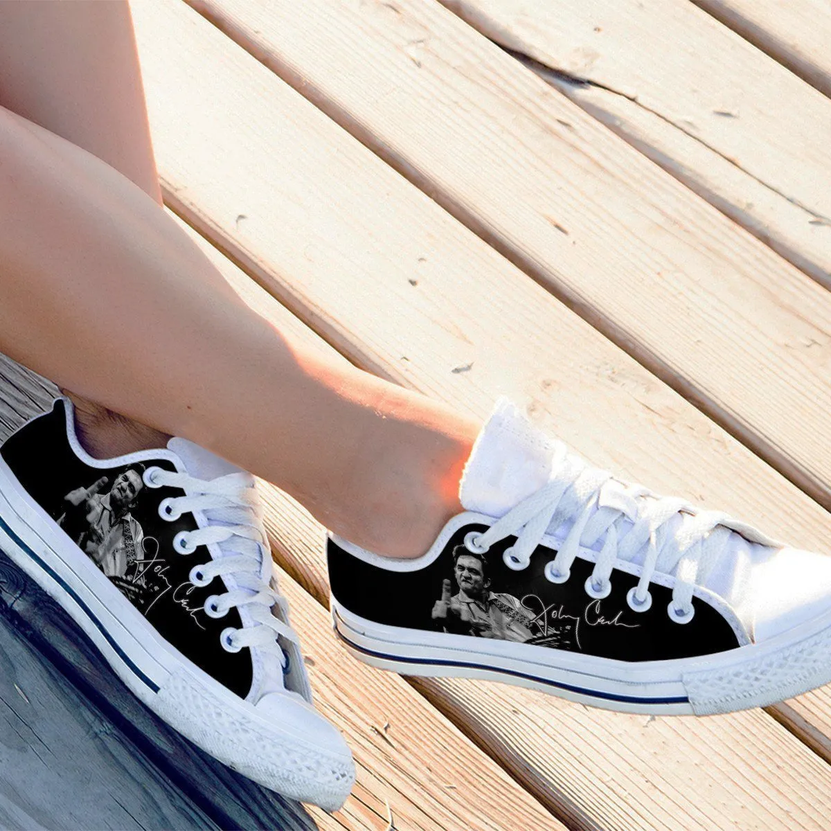 johnny cash ladies low cut sneakers
