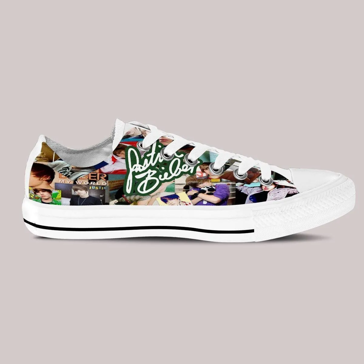 justin bieber mens low cut sneakers cut