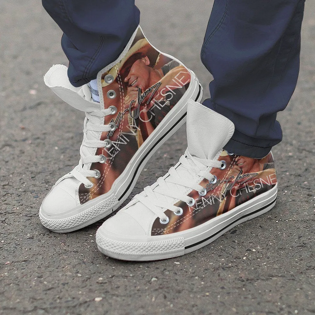 kenny chesney ladies high top sneakers