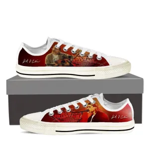 kurt cobain mens low cut sneakers cut