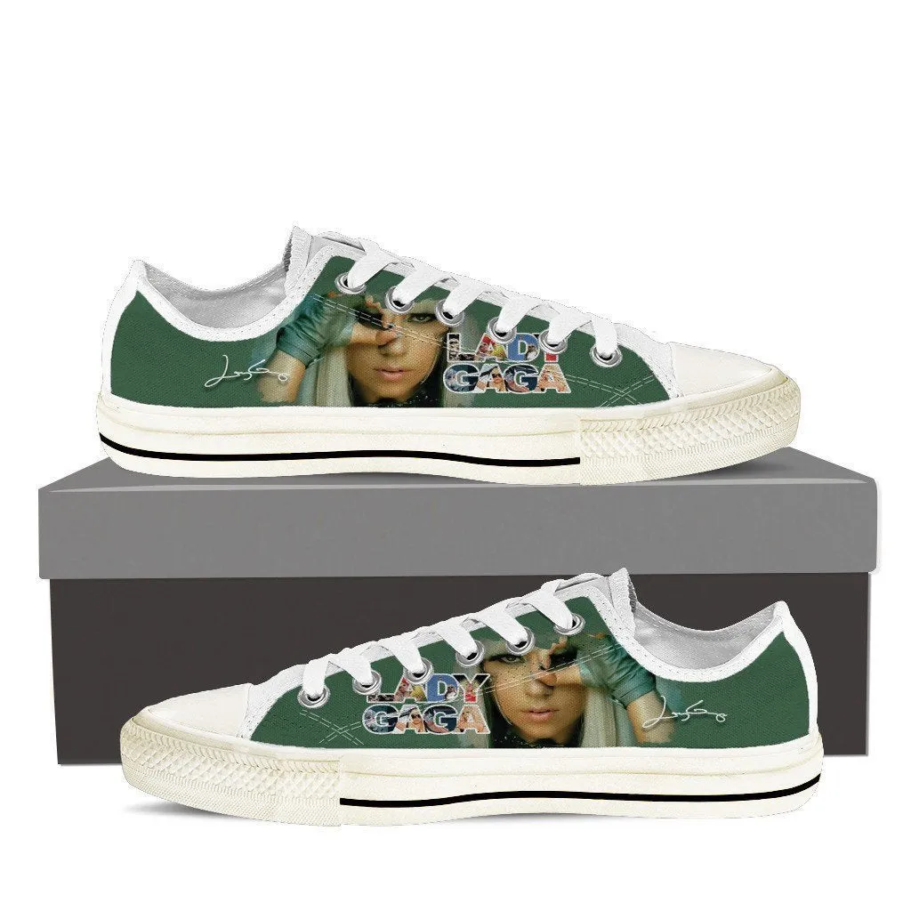 lady gaga ladies low cut sneakers