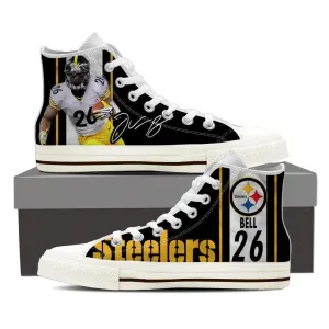 le veon bell ladies high top sneakers