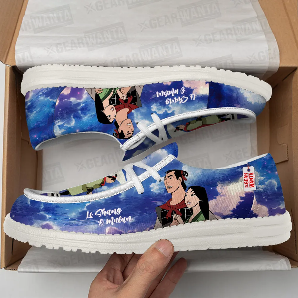 Li Shang And Mulan Loafer Shoes