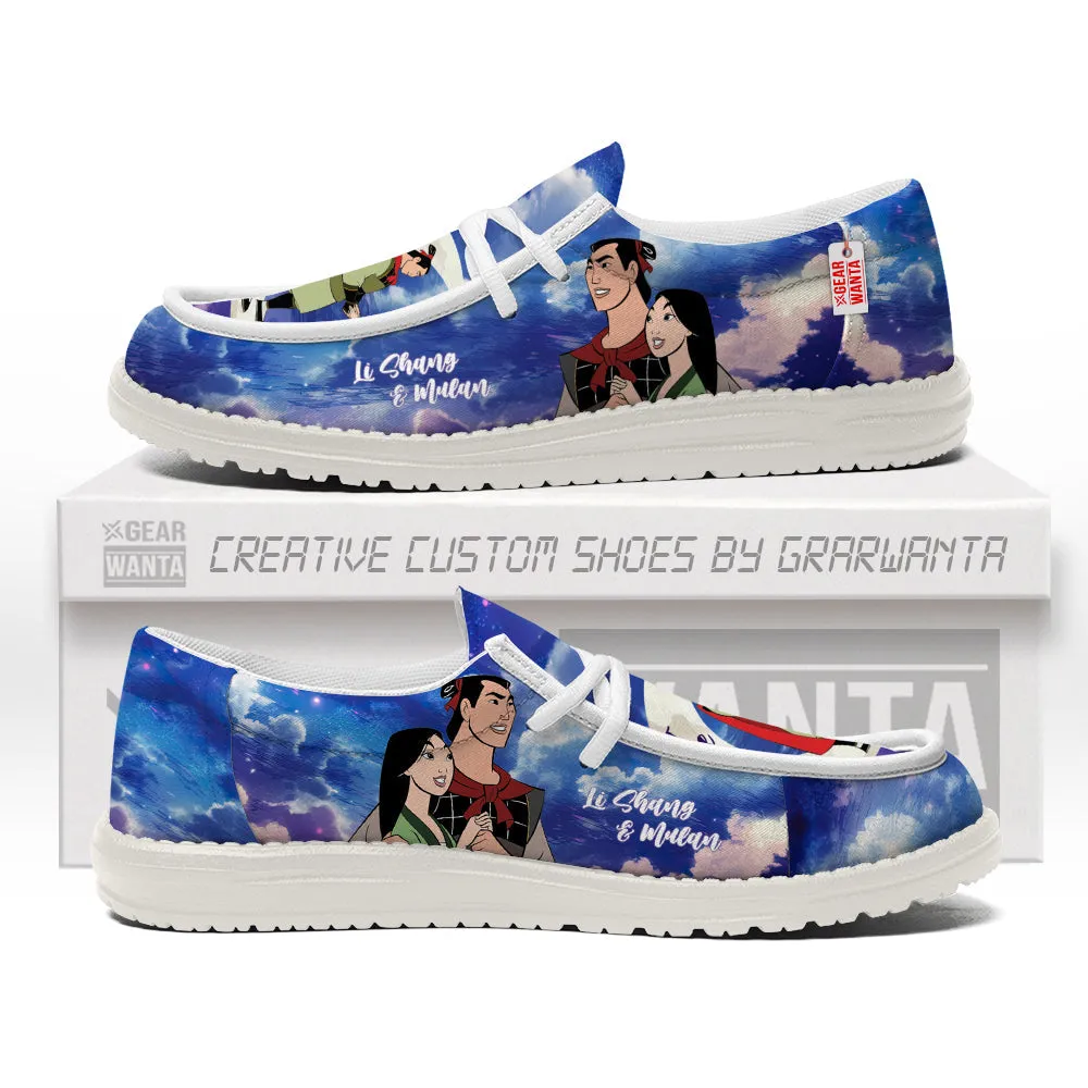 Li Shang And Mulan Loafer Shoes