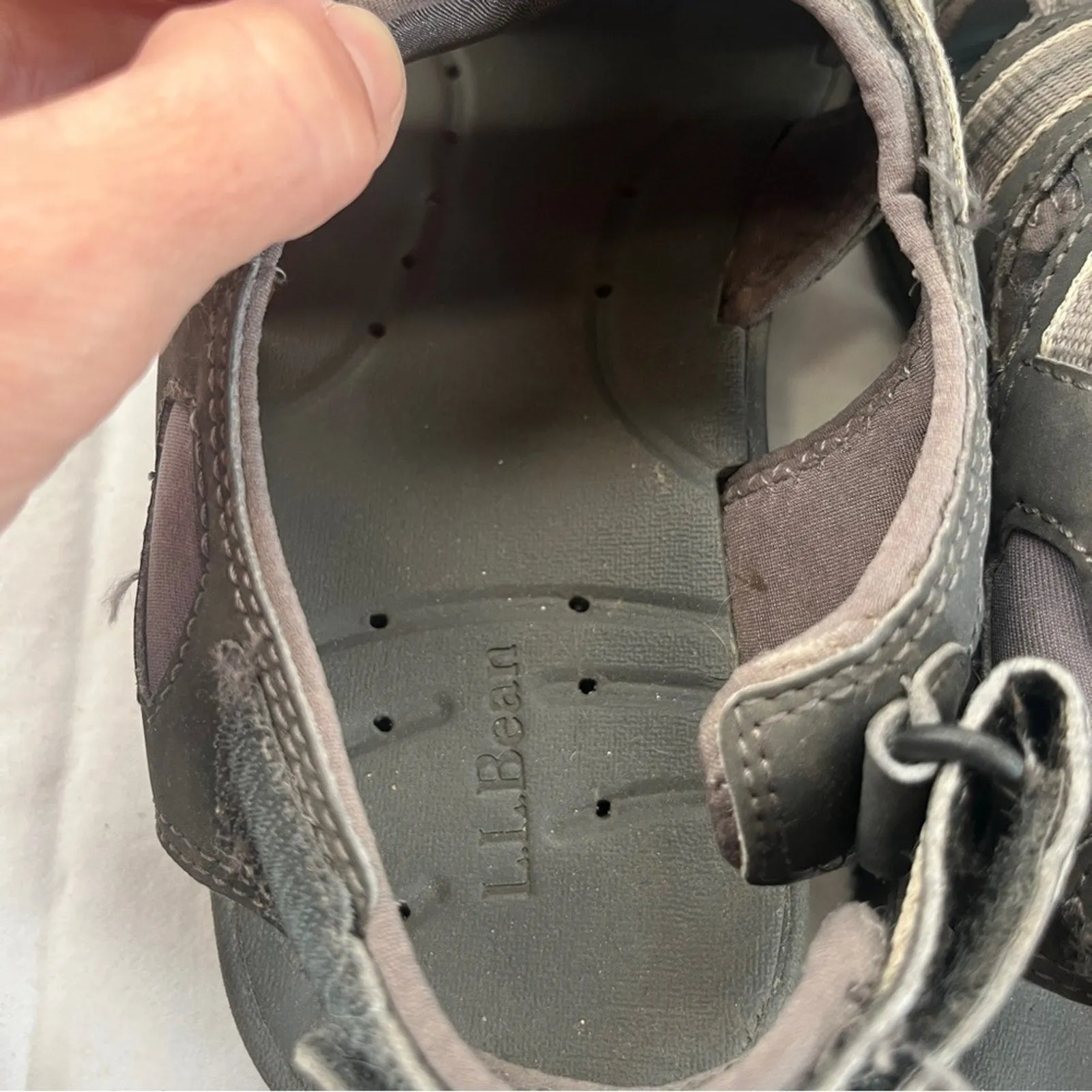 LL Bean Closed Toe Sandal Mens Sz 11 Water Shoe Hiking Durable Outdoor Gorpcore