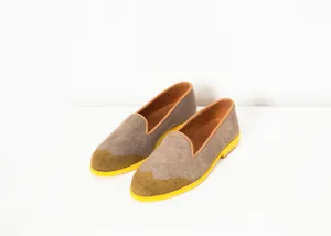 Loafer Wingtip Proactive service in Yellow 5-star customer support
