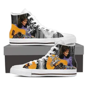loretta lynn ladies high top sneakers