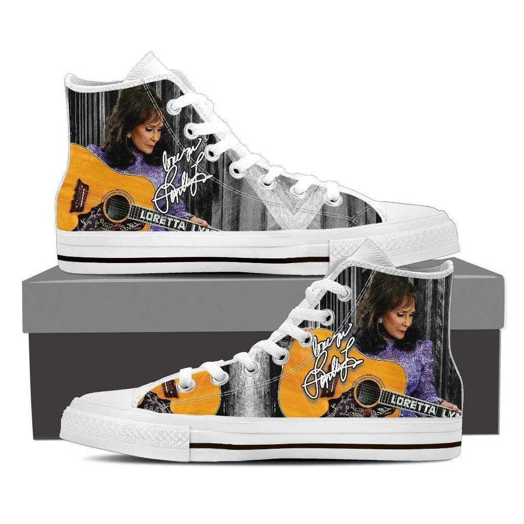 loretta lynn ladies high top sneakers