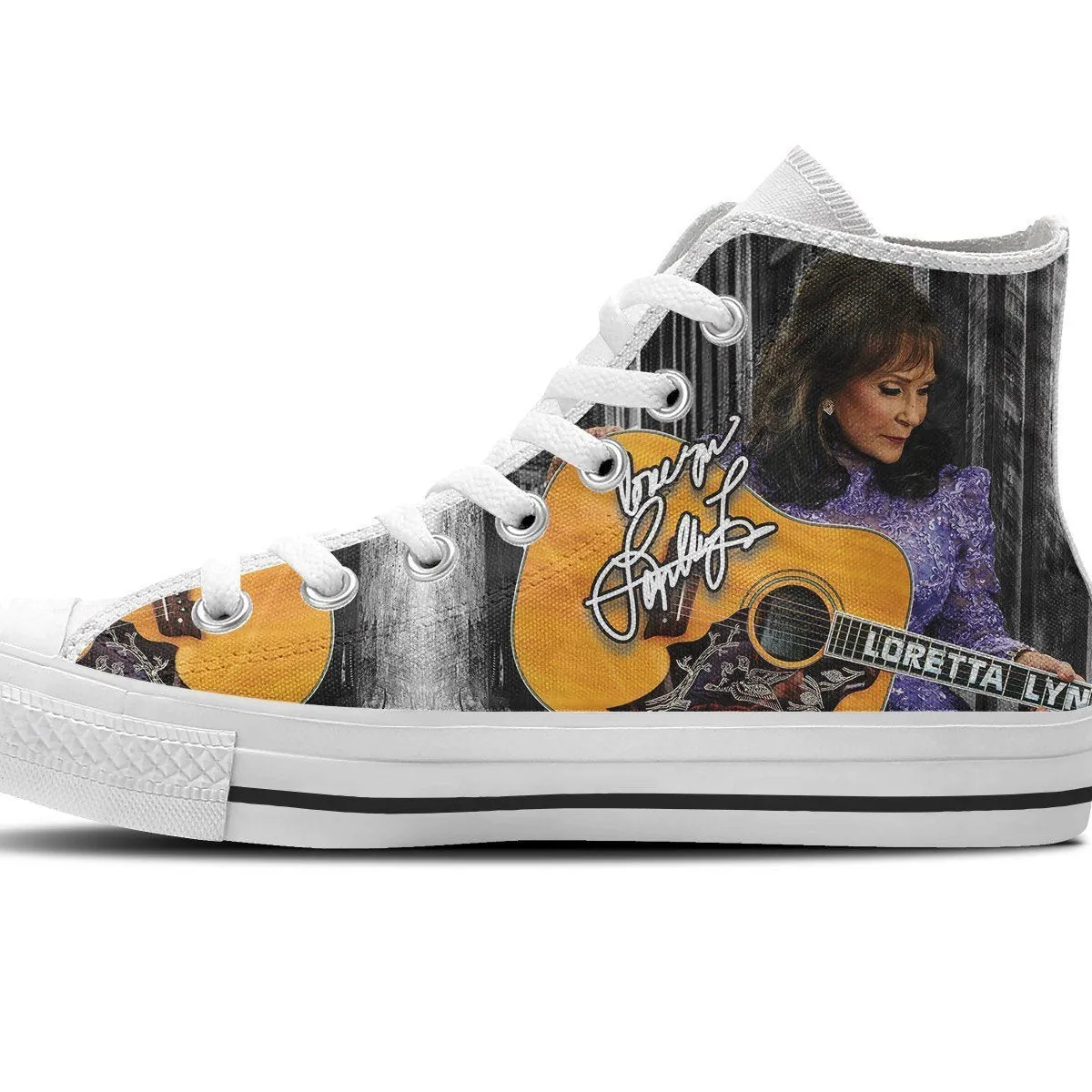 loretta lynn ladies high top sneakers